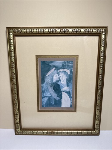 Vintage framed print - framed, leonardo